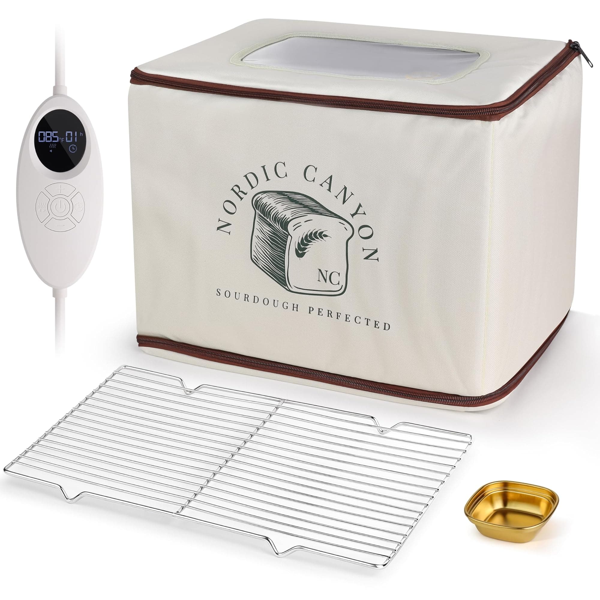 The Nordic Canyon Bread Proofing Box, a folding climate-controlled proofer
